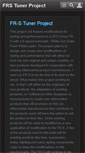 Mobile Screenshot of frstunerproject.com